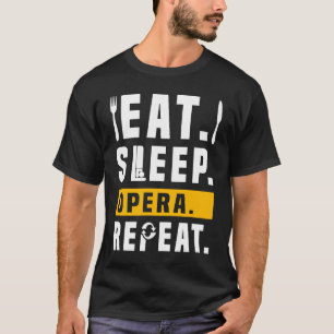 Camiseta Drama de la vida del teatro comiendo Ópera de sueñ
