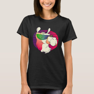 Camiseta Drama de los animales de la carta de la Guay Llama