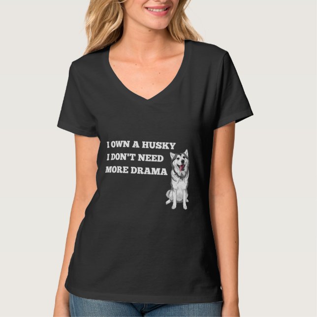 Camiseta Drama Husky (Anverso)