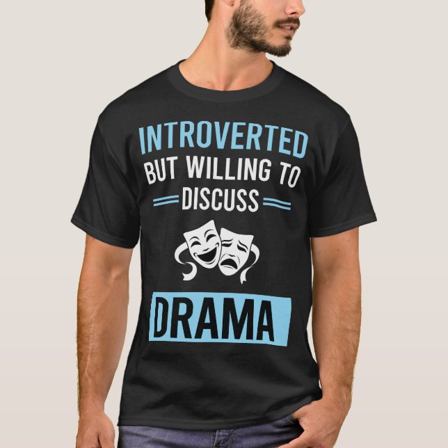 Camiseta Drama introvertido (Anverso)
