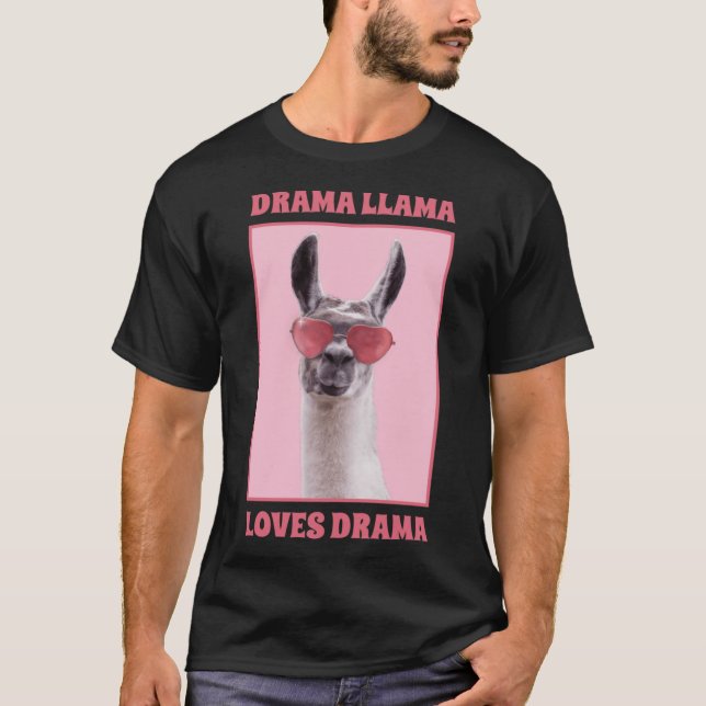 Camiseta Drama Llama  Fantastic Animals Classic T-Shirt (Anverso)
