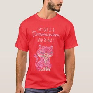Camiseta Dramaqueen Stubentiger Katzenmama Dueño de un gato