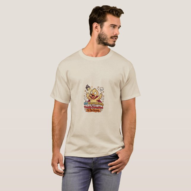 Camiseta Dramatic Duck Funny Sarcastic T-Shirt (Anverso completo)