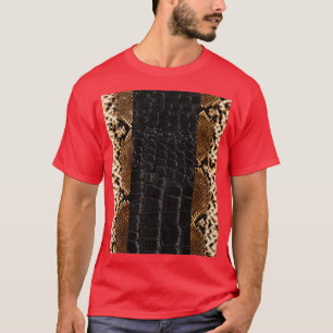 Camiseta Dramática piel de serpiente Foto Diseño de la text