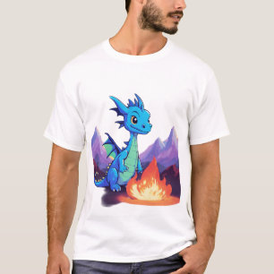 Camiseta Dramáticamente adorable: Tee de mascota de cráneo