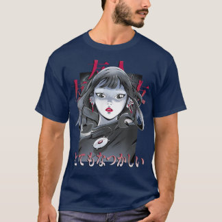 Camiseta Dramático Chica Anime