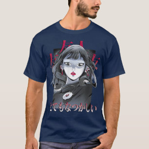 Camiseta Dramático Chica Anime