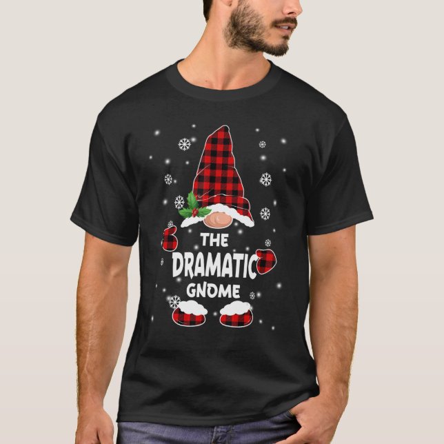 Camiseta Dramático Gnome Buffalo Familia Correspondiente Ch (Anverso)