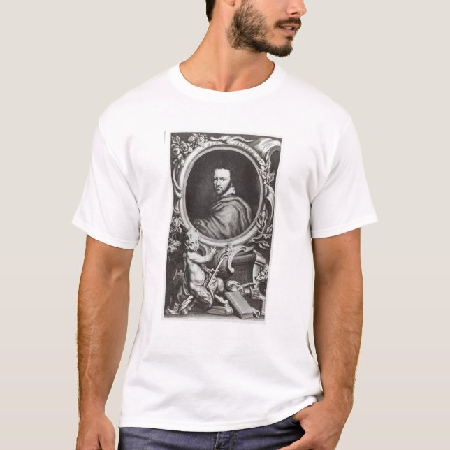 Camiseta Dramaturgo del inglés de Ben Jonson (Anverso)