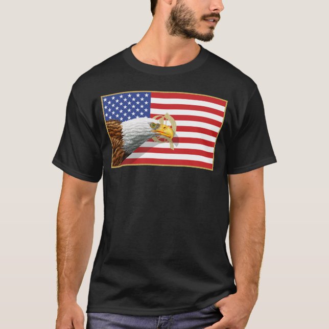 CAMISETA DRAPEAU AMÉRICAIN (Anverso)