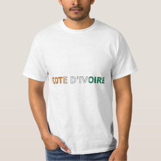 Camiseta Drapeau Côte d'Ivoire