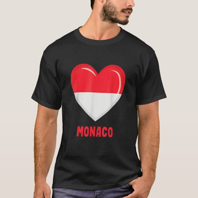 Camiseta Drapeau de Monaco Monacan (Anverso)