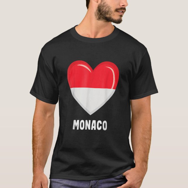 Camiseta Drapeau de Monaco Monacan 1 (Anverso)