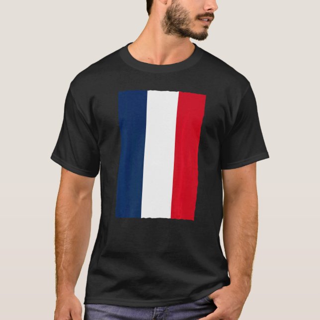 Camiseta Drapeau Tricolore Bandera Nacional Francesa (Anverso)