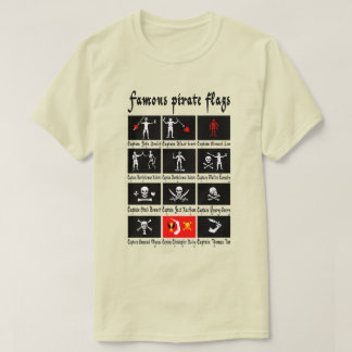 Camiseta Drapeaux pirates célèbres