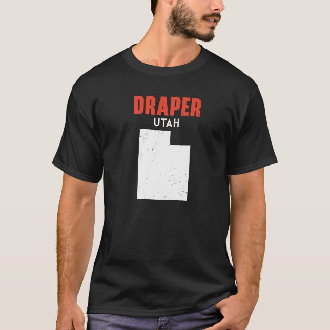 Camiseta Draper Utah Estados Unidos de América Viajes Utaha (Anverso)
