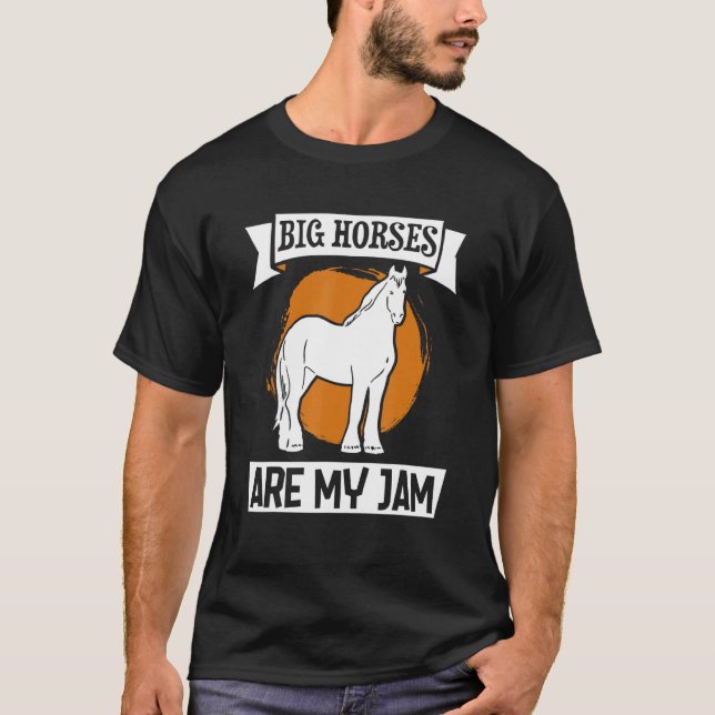 Camiseta Draught Scotland Horse for Horseback Rider Clydesd (Anverso)
