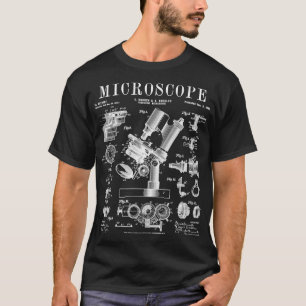Camiseta Drawin de la Patente Vintage de la Ciencia Biológi