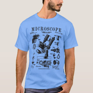 Camiseta Drawin de la Patente Vintage de la Ciencia Biológi