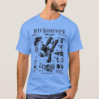 Camiseta Drawin de la Patente Vintage de la Ciencia Biológi