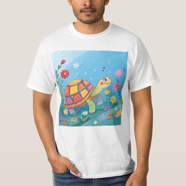Camiseta Drawing Baby Turtle (Anverso)