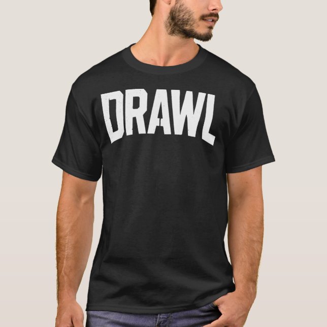 Camiseta Drawl Stencil (Anverso)