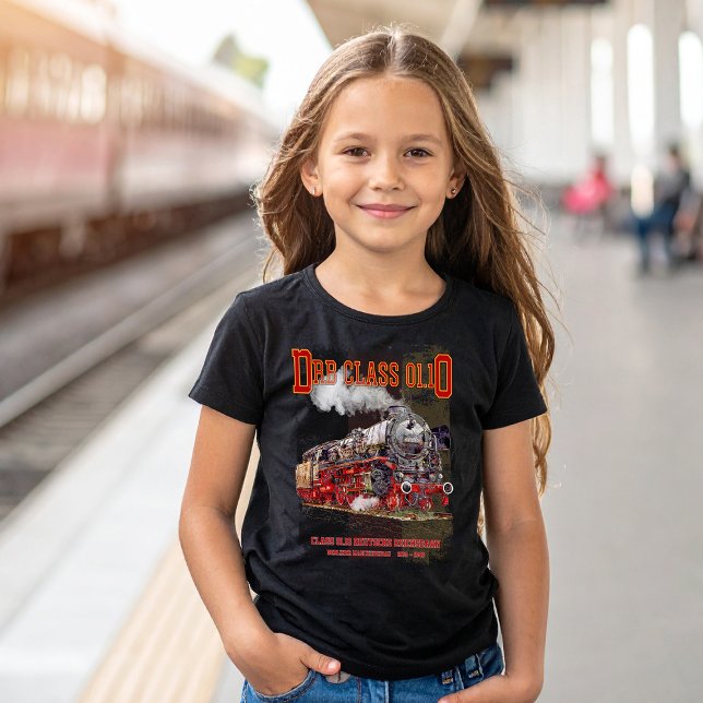 Camiseta DRB Class 01.10 Steam Train. Deutsche Reichsbahn (DRB Class 01.10 Steam Train. Deutsche Reichsbahn. Girl Basic T-Shirt)