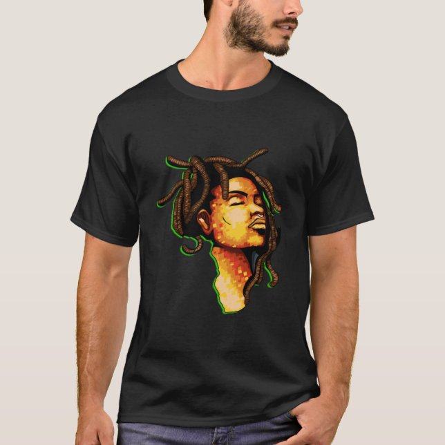 Camiseta Dreadlock - Separar el amor de África (Anverso)