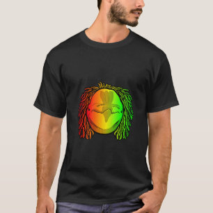 Camiseta Dreadlocks de delfín genial Reggae Rastafariano