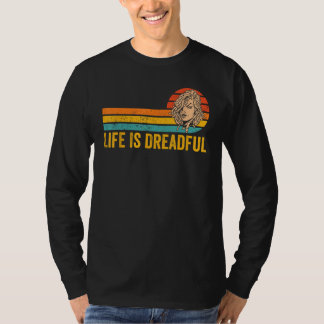 Camiseta Dreadlocks Dreads Rastafari Rasta Life Is Dreadful