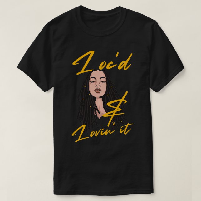 Camiseta Dreadlocks graciosos de amor regalo a la Chica Loc (Diseño del anverso)