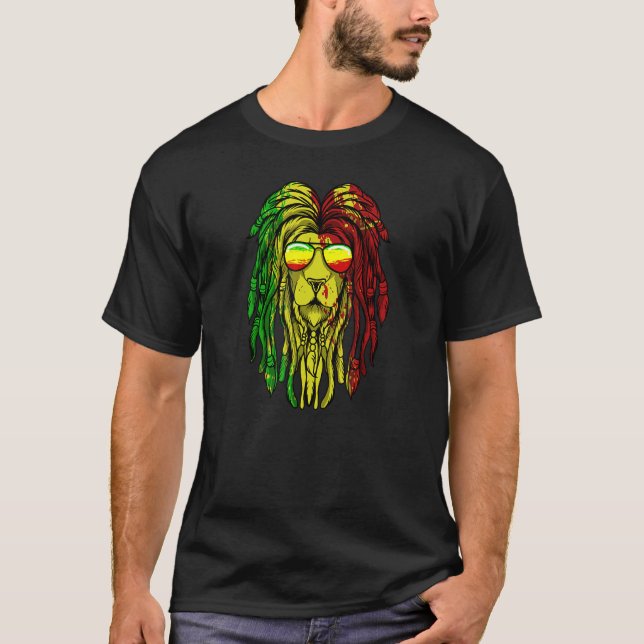 Camiseta Dreadlocks Rasta Hair Locs Reggae Rastafari Jama (Anverso)