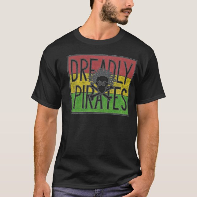 CAMISETA DREADLY PIRATEA EL LOGOTIPO (Anverso)