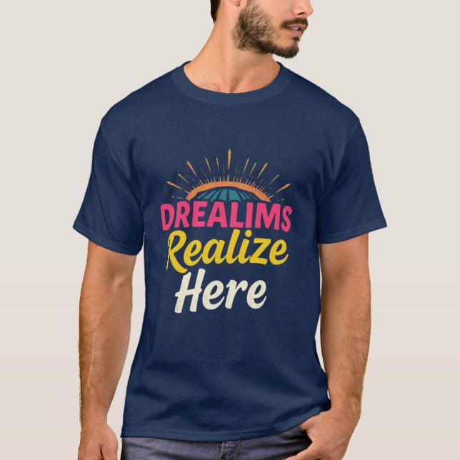 Camiseta Drealims se da cuenta aquí (Anverso)