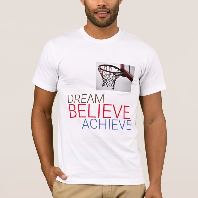 Camiseta Dream Believe Achieve Basketball (Anverso)