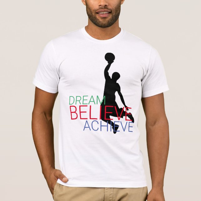 Camiseta Dream Believe Achieve Basketball (Anverso)