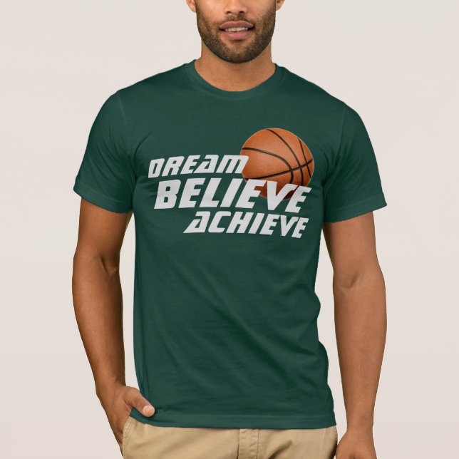 Camiseta Dream Believe Achieve Basketball (Anverso)