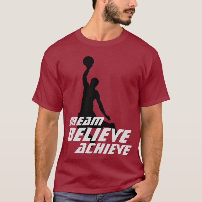 Camiseta Dream Believe Achieve Basketball (Anverso)