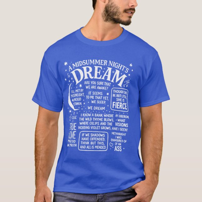 Camiseta Dream Bold - Shakespeare Magic Tee (Anverso)