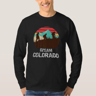 Camiseta Dream Colorado Road Trip Mountain Hiking Merch