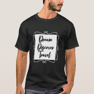 Camiseta Dream Discover Travel Adventure Wanderlust World M
