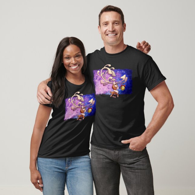 Camiseta DREAM GRANDES NAVIDADES REINDEN de Jeff Willis Art