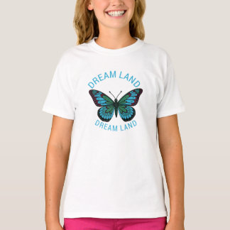 Camiseta Dream Land Butterfly Graphic T-Shirt