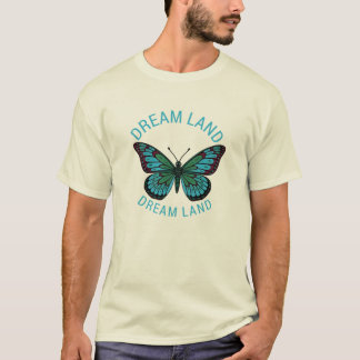Camiseta Dream Land Butterfly Graphic T-Shirt