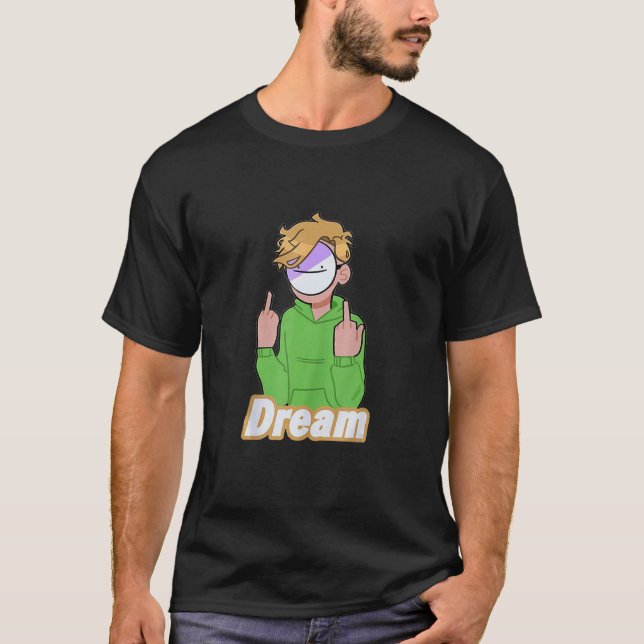 Camiseta Dream Merch Smp Cosplay Japonés Jugar Para Fa (Anverso)