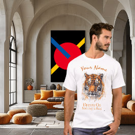 Camiseta Dream On - Nada es real | Arte ciberpunk tigre