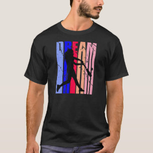 Camiseta Dream Retro Baseball Limitless Funky Silhouette Ra