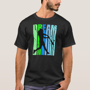 Camiseta Dream Retro Baseball Limitless Funky Silhouette Wo
