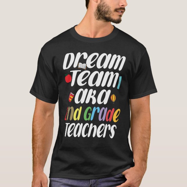 Camiseta Dream Team AKA Maestros de 2º grado (Anverso)