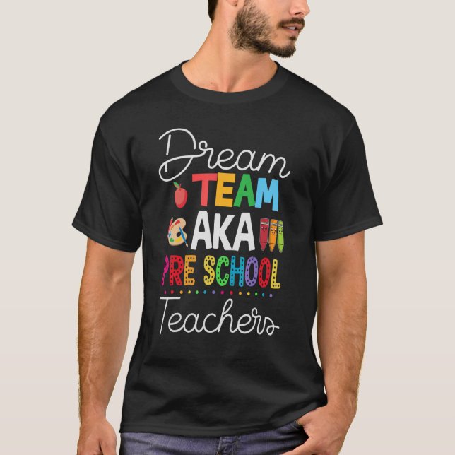 Camiseta Dream Team Aka Pre School De Vuelta A La Escuela (Anverso)